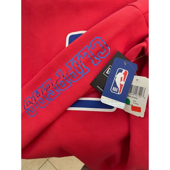 NEW ERA Los Angeles LA Clippers Crop Sweatshirt Size L - Picture 4 of 7
